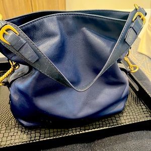 Michael Kors Navy Blue Shoulder Bag